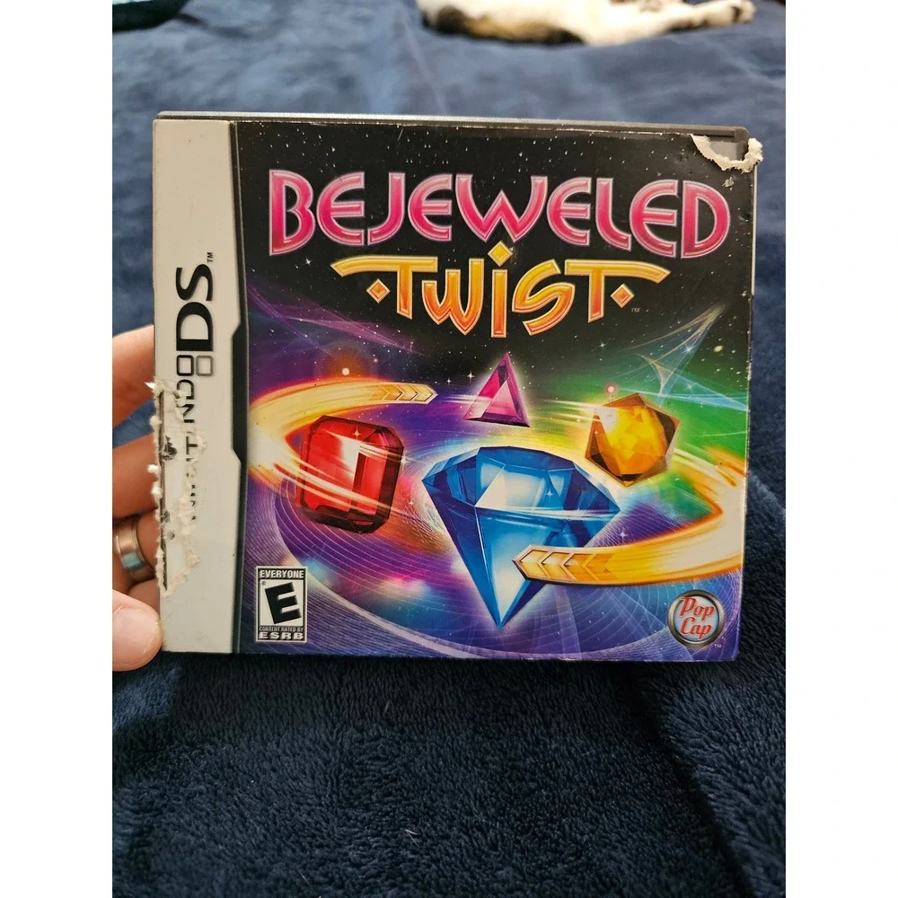 Bejeweled Twist Nintendo DS Case and Manual Only No Game PopCap Puzzle Gem Match